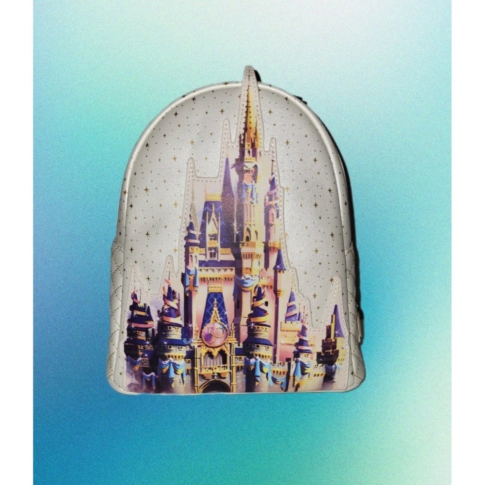 Walt Disney World 2021 50th Anniversary Magic Kingdom Cinderella Castle Backpack